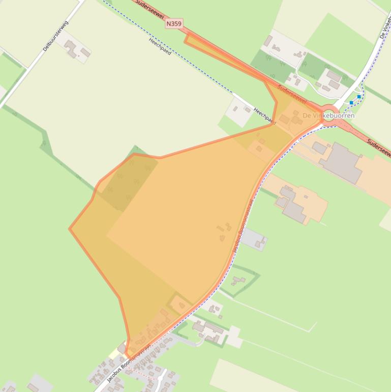 Kaart van postcodegebied 8565GG.