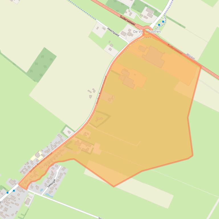 Kaart van postcodegebied 8565GJ.