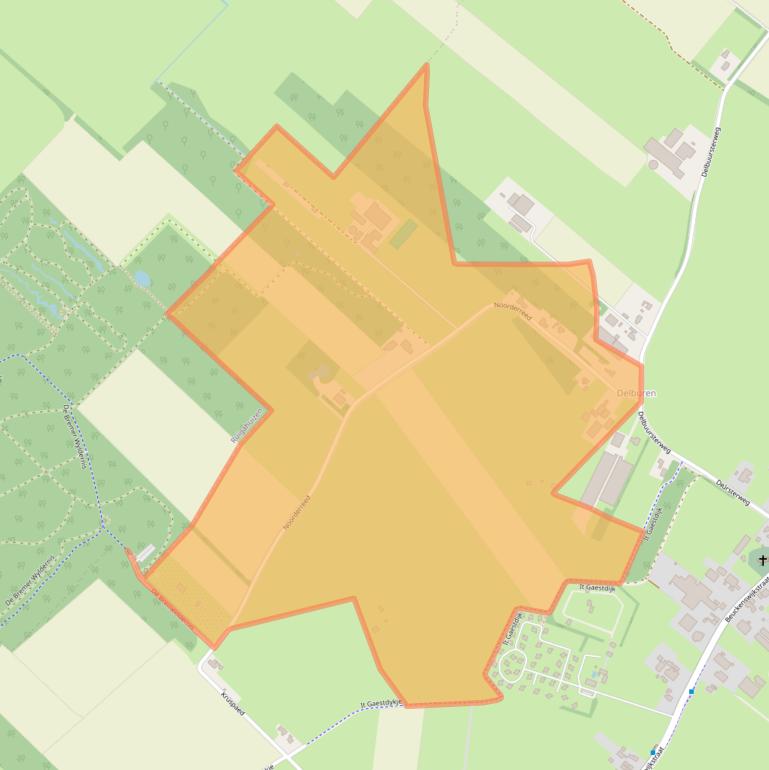 Kaart van postcodegebied 8565GP.