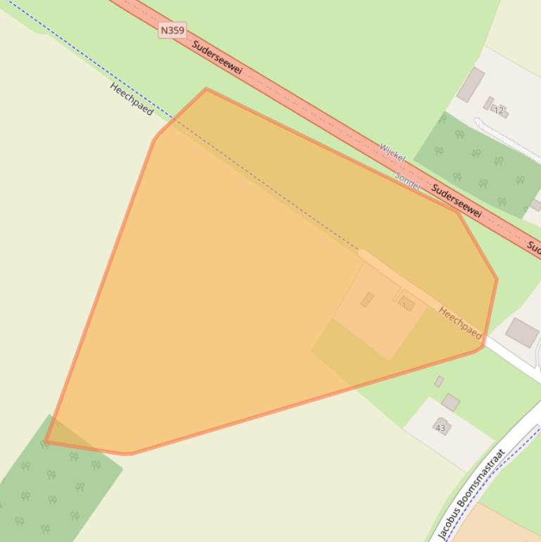 Kaart van postcodegebied 8565GT.