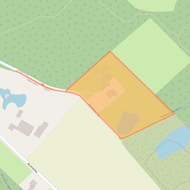 Kaart van postcodegebied 8566HN.