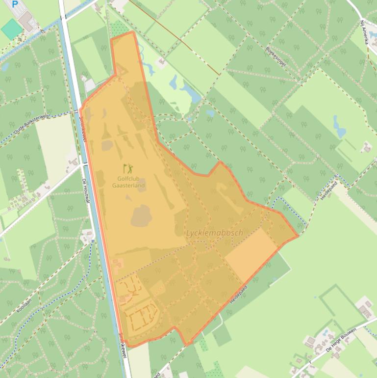 Kaart van postcodegebied 8567HB.