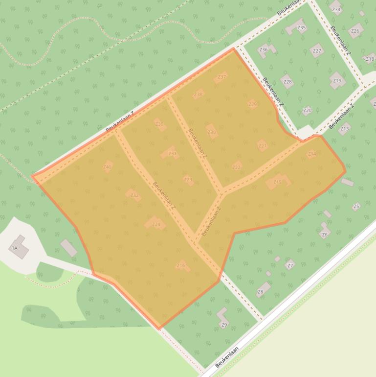 Kaart van postcodegebied 8567HG.