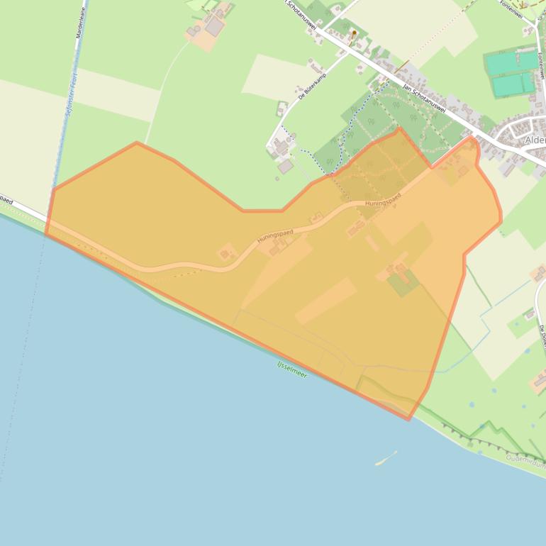 Kaart van postcodegebied 8567LL.