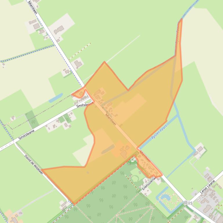 Kaart van postcodegebied 8572WB.