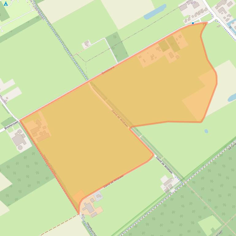 Kaart van postcodegebied 8572WC.