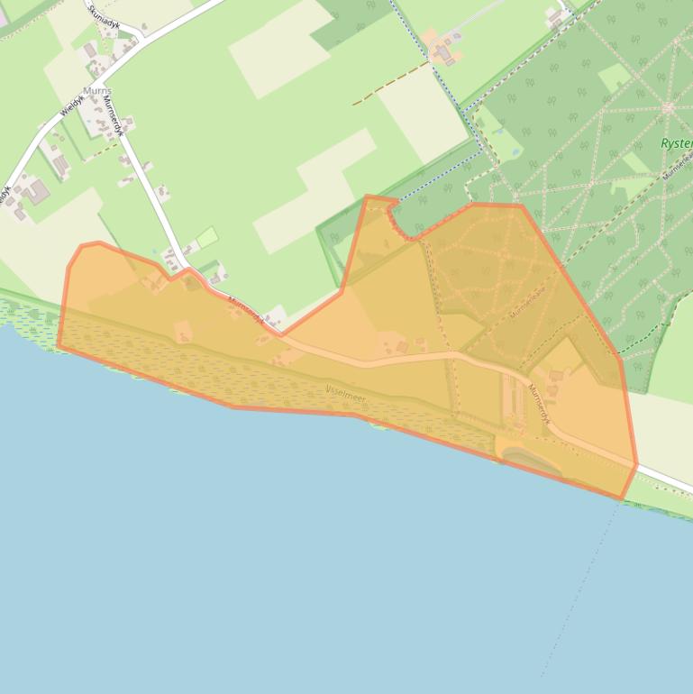 Kaart van postcodegebied 8573WP.