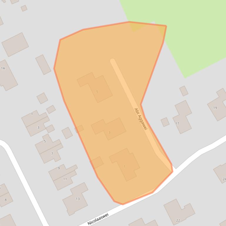 Kaart van postcodegebied 8584VX.