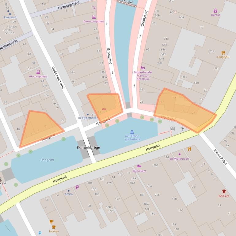 Kaart van postcodegebied 8601AD.