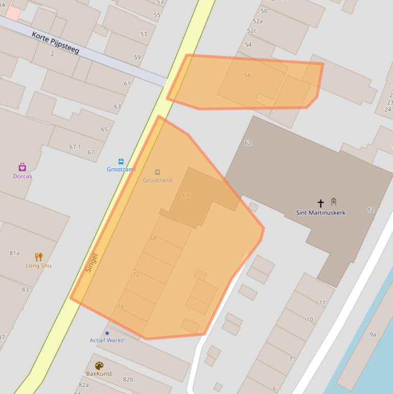 Kaart van postcodegebied 8601AL.