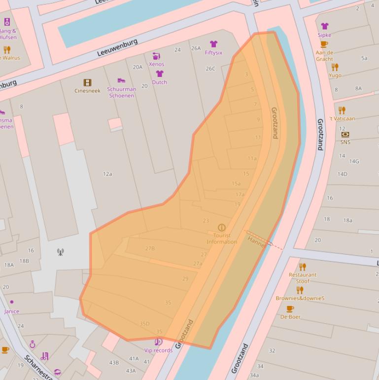 Kaart van postcodegebied 8601AR.