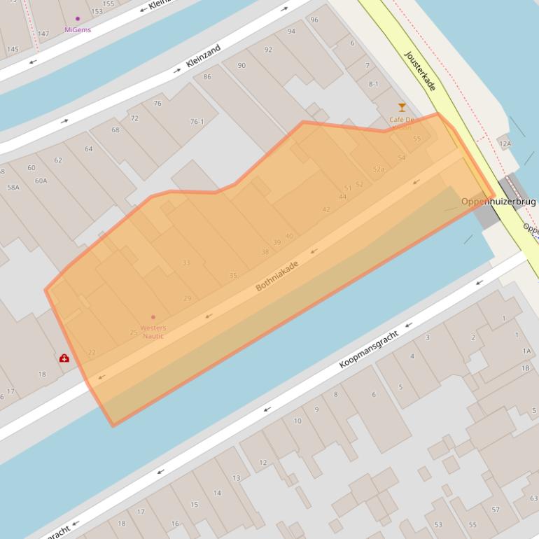 Kaart van postcodegebied 8601BM.