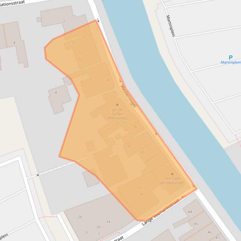 Kaart van postcodegebied 8601EN.