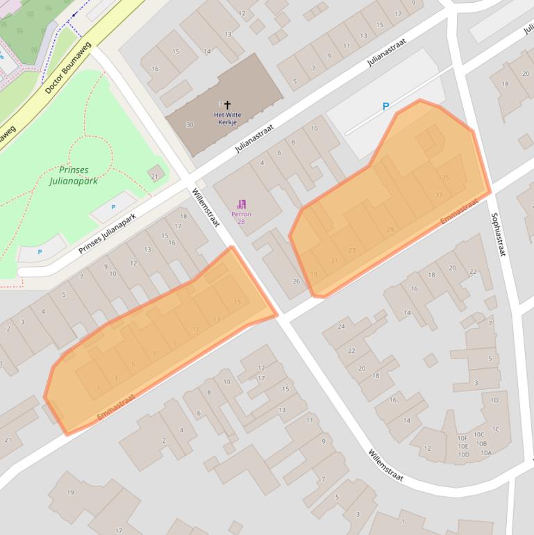 Kaart van postcodegebied 8601GK.