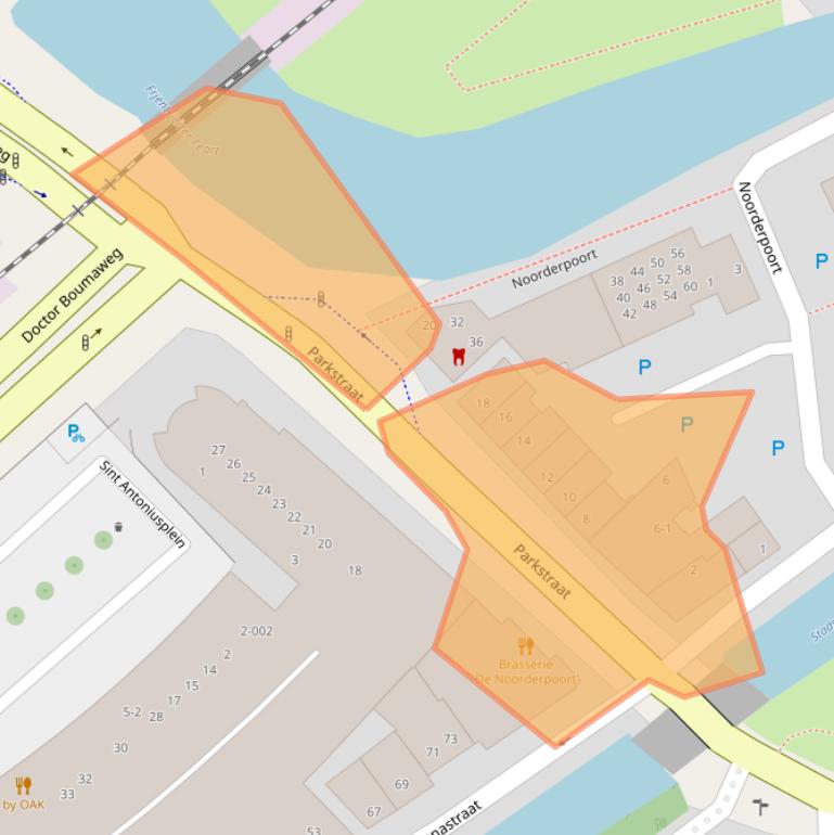 Kaart van postcodegebied 8601GS.