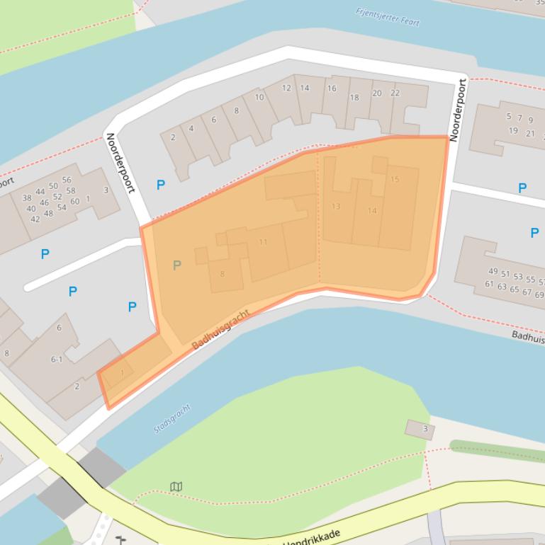 Kaart van postcodegebied 8601GV.