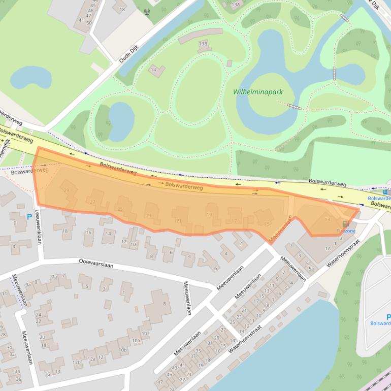 Kaart van postcodegebied 8601XV.