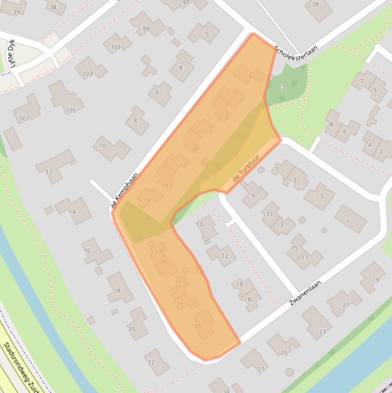 Kaart van postcodegebied 8601ZG.