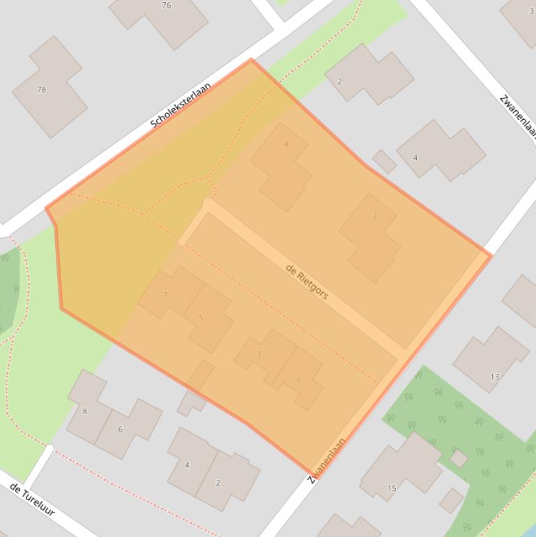 Kaart van postcodegebied 8601ZN.