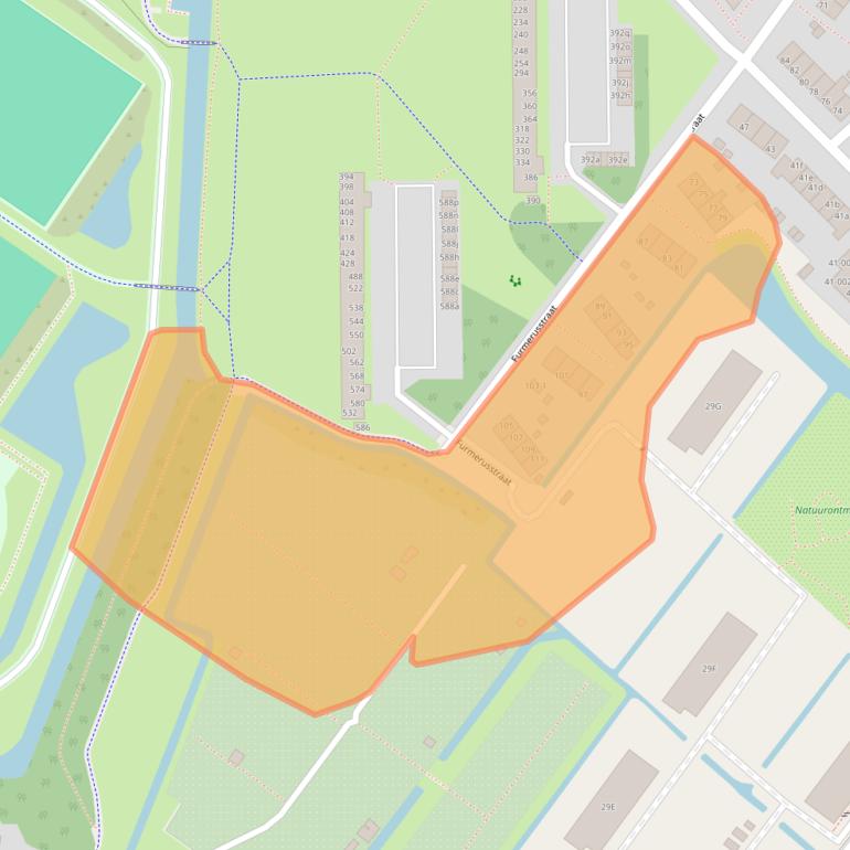 Kaart van postcodegebied 8602BP.