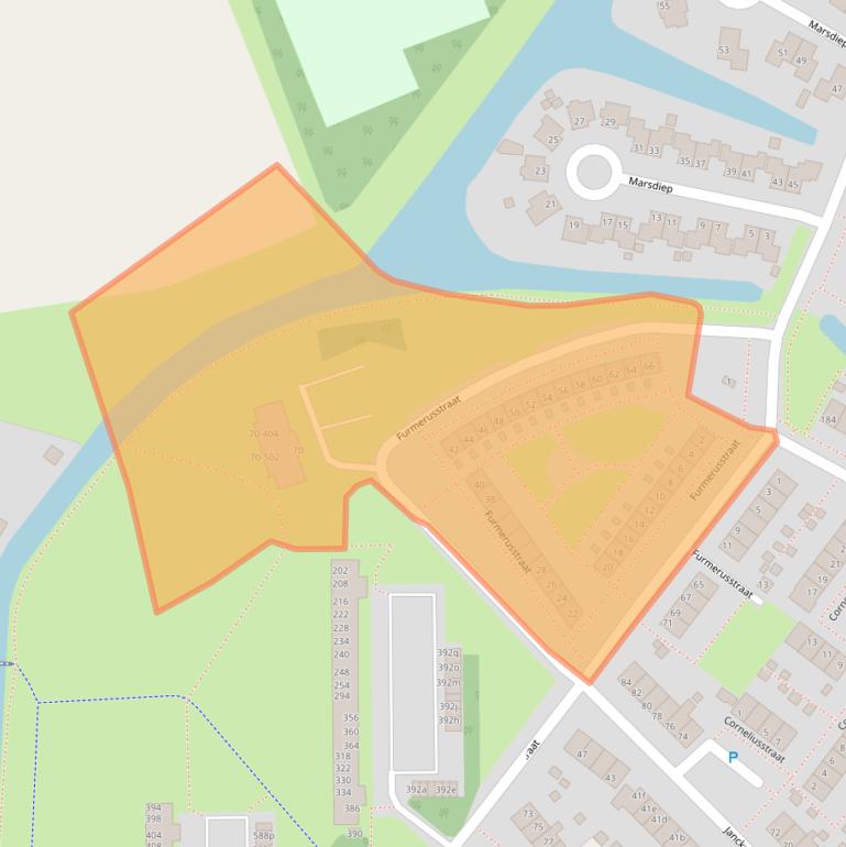 Kaart van postcodegebied 8602BR.