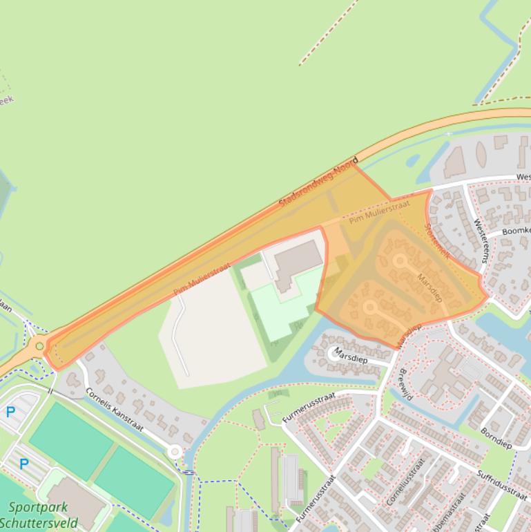 Kaart van postcodegebied 8602CH.