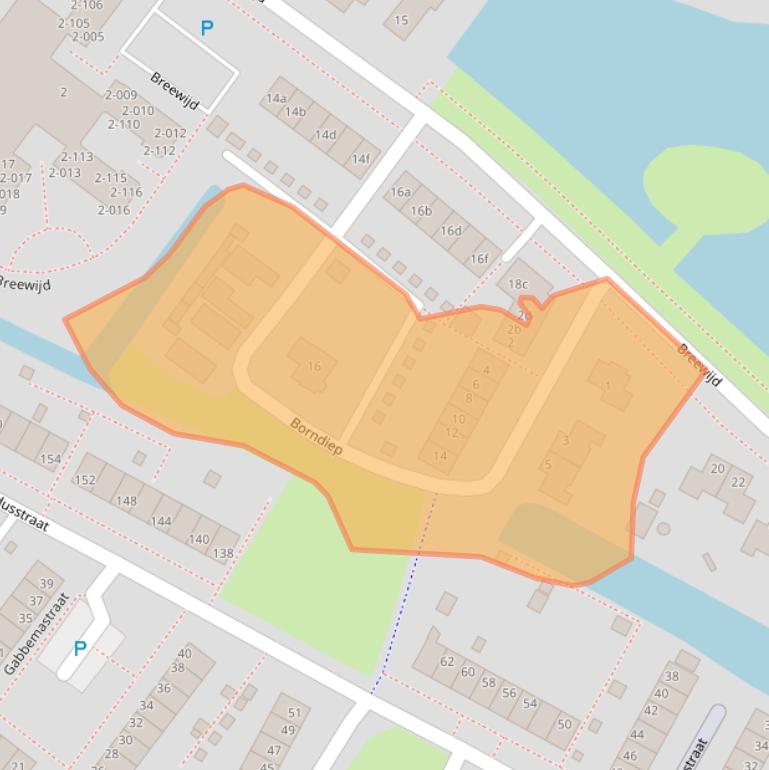 Kaart van postcodegebied 8602CM.