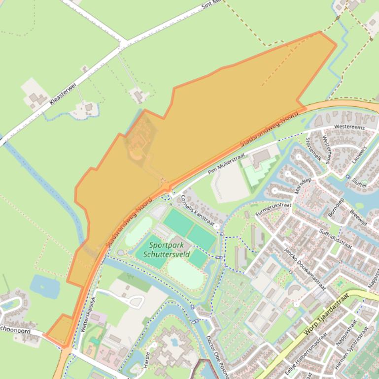 Kaart van postcodegebied 8602CN.