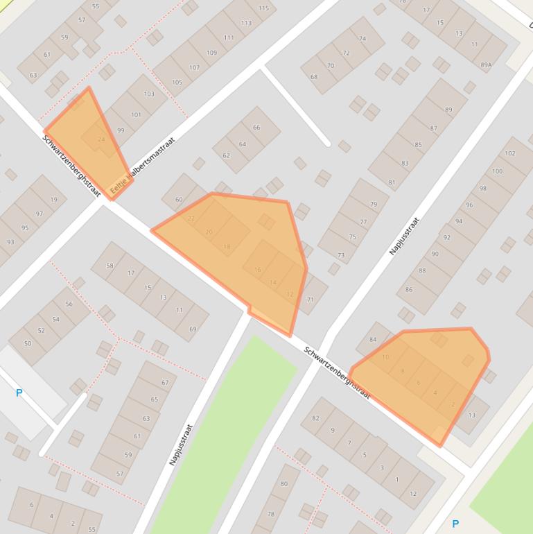 Kaart van postcodegebied 8602TL.