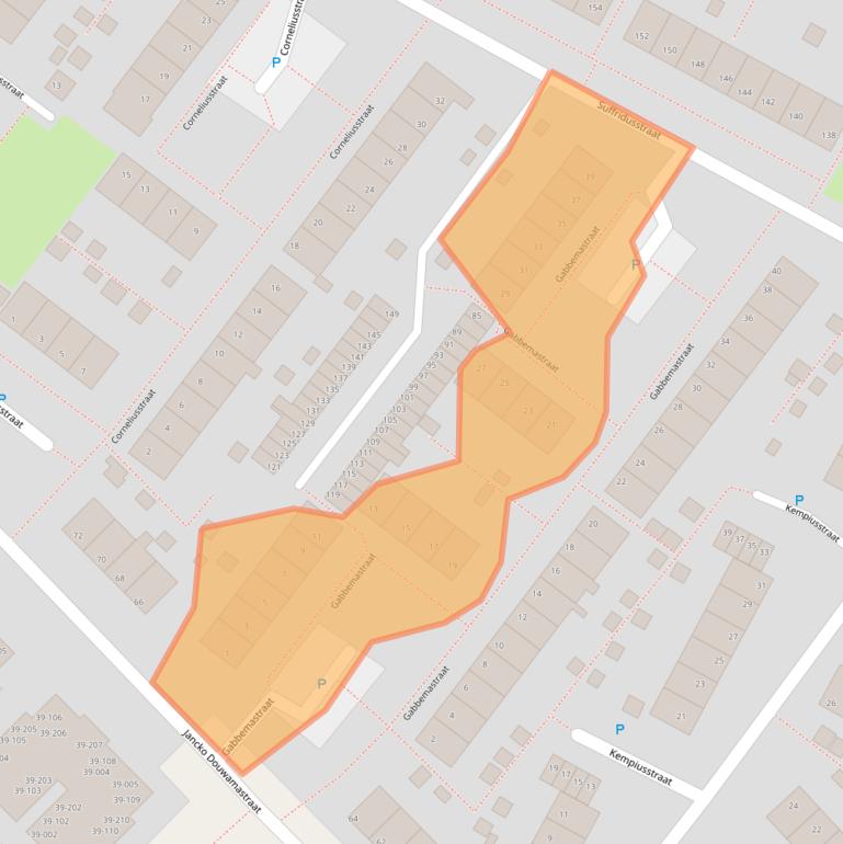 Kaart van postcodegebied 8602VC.