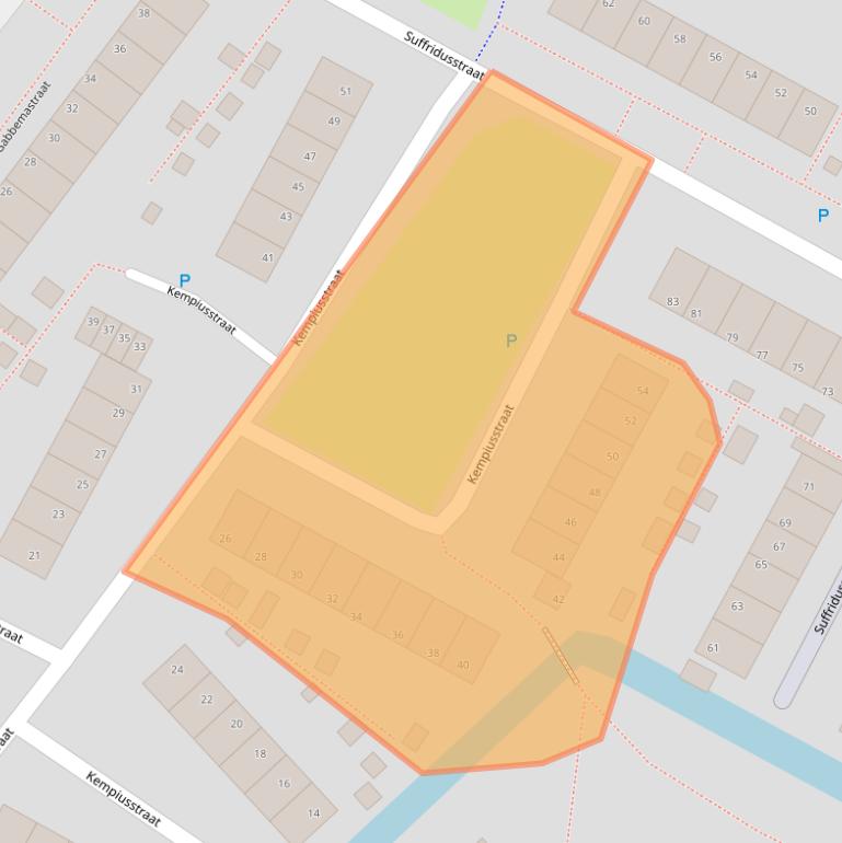 Kaart van postcodegebied 8602VH.