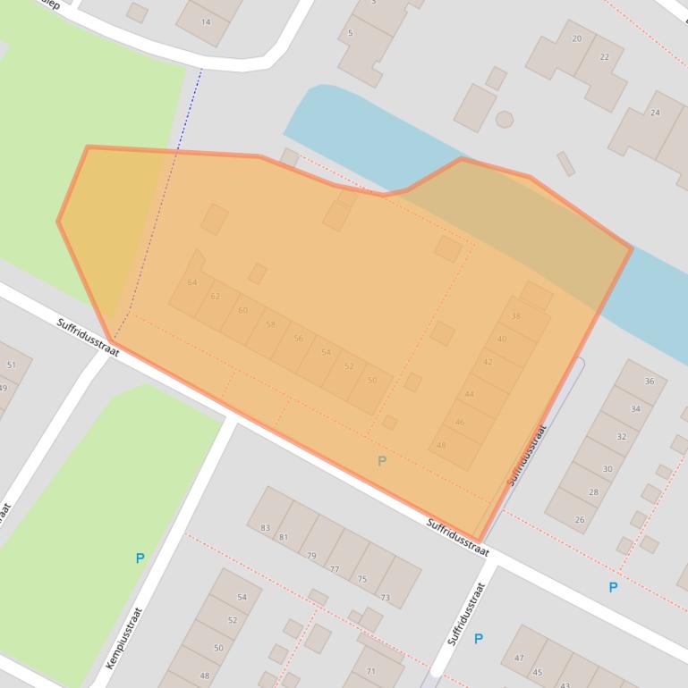 Kaart van postcodegebied 8602VM.