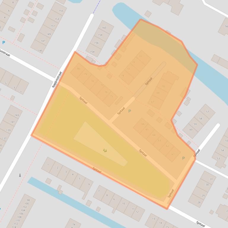 Kaart van postcodegebied 8602VS.