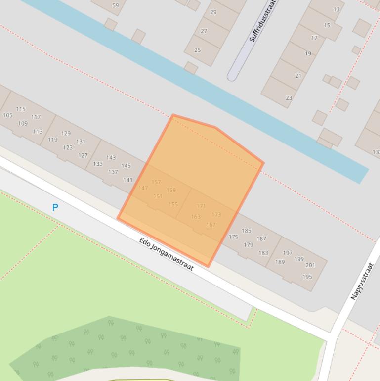 Kaart van postcodegebied 8602VX.