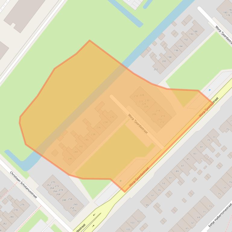 Kaart van postcodegebied 8602XL.