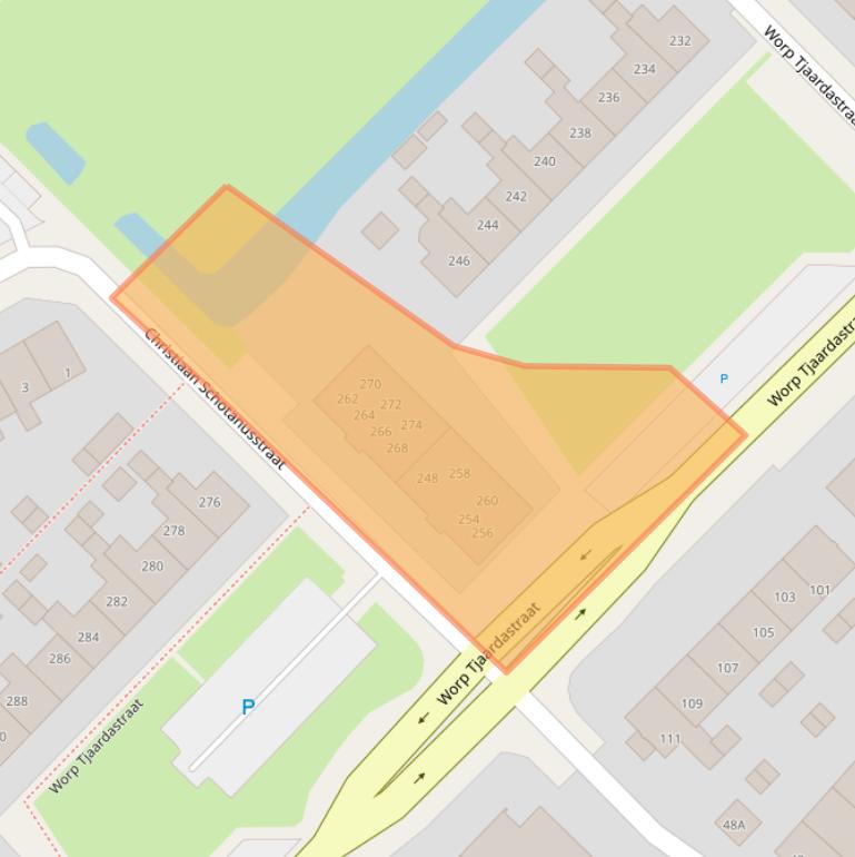 Kaart van postcodegebied 8602XM.