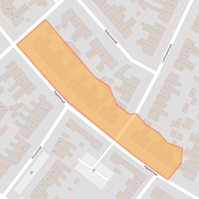 Kaart van postcodegebied 8603AK.