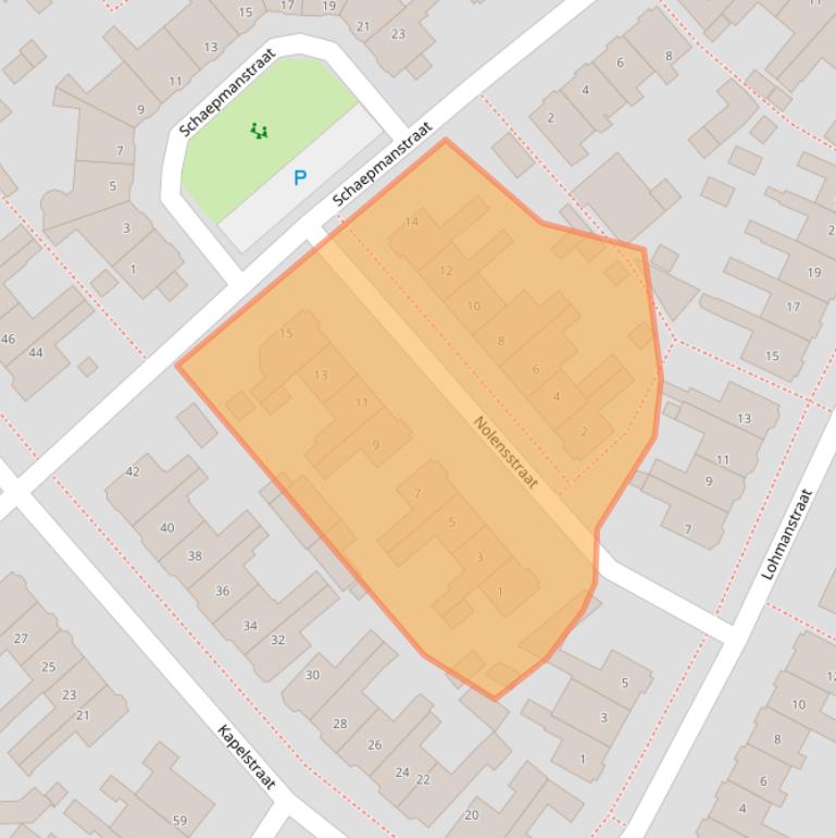 Kaart van postcodegebied 8603AV.