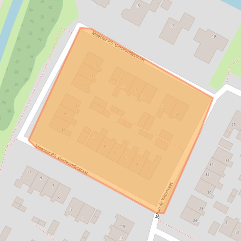 Kaart van postcodegebied 8603CX.