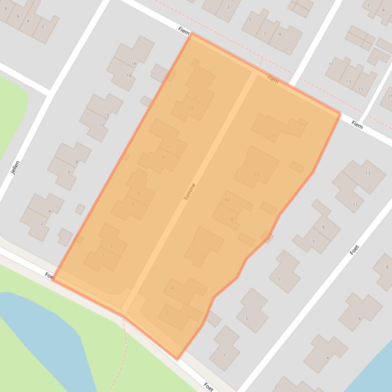 Kaart van postcodegebied 8603DB.