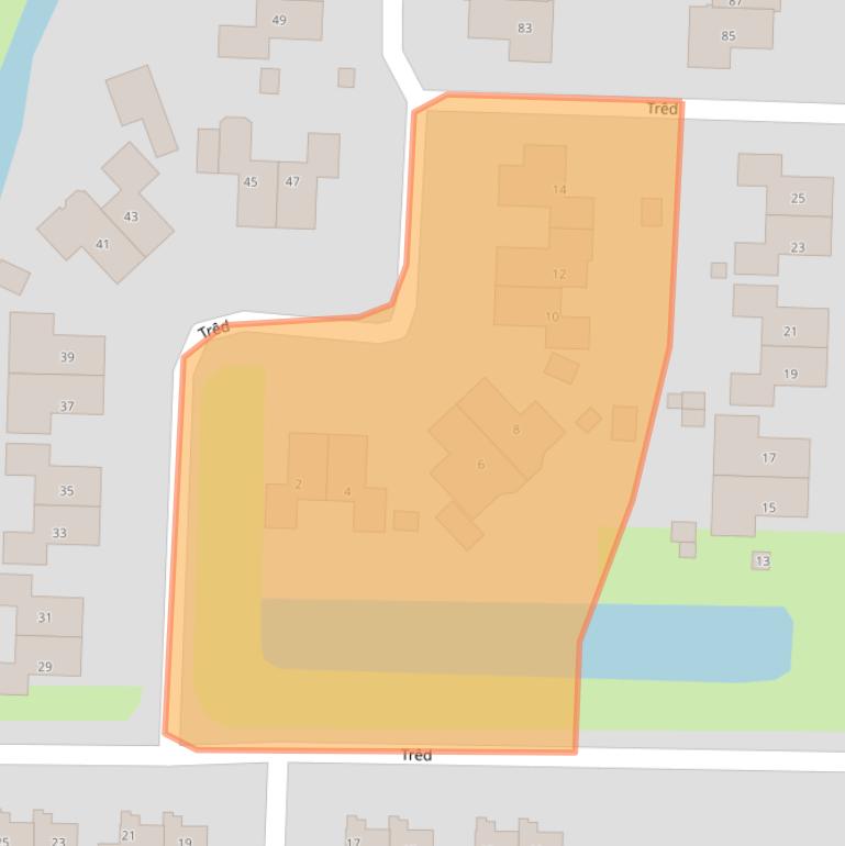 Kaart van postcodegebied 8603DH.