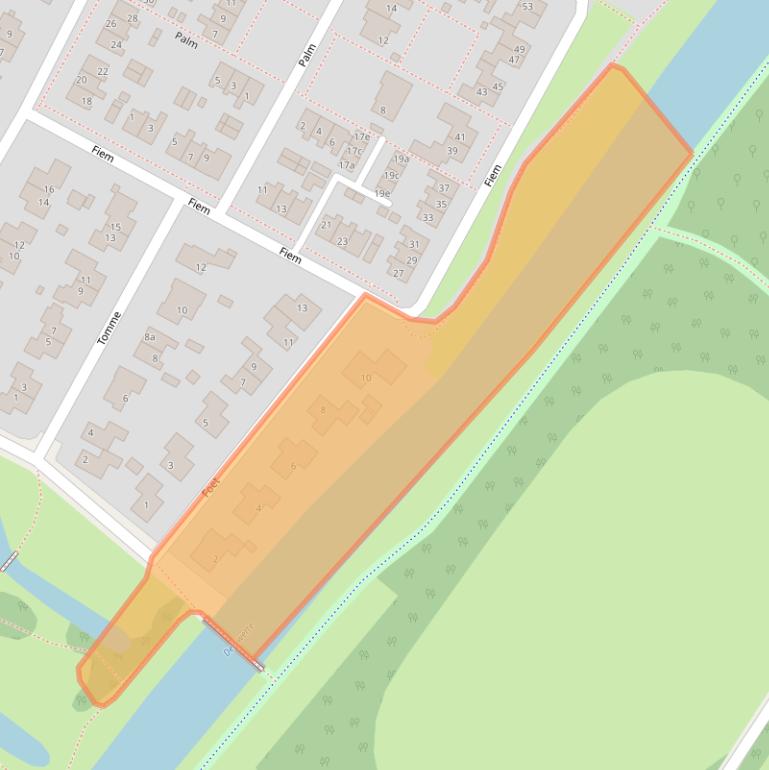 Kaart van postcodegebied 8603DM.