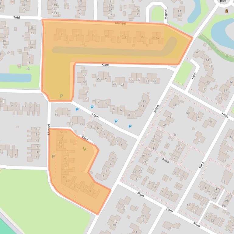 Kaart van postcodegebied 8603DN.