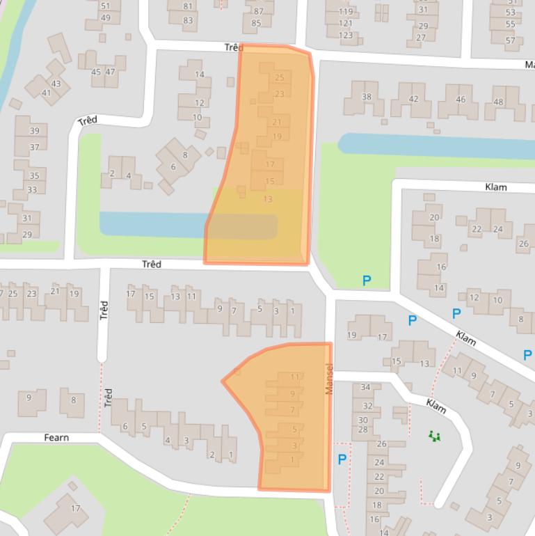 Kaart van postcodegebied 8603DP.