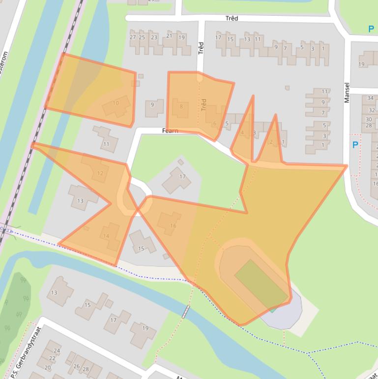 Kaart van postcodegebied 8603DV.