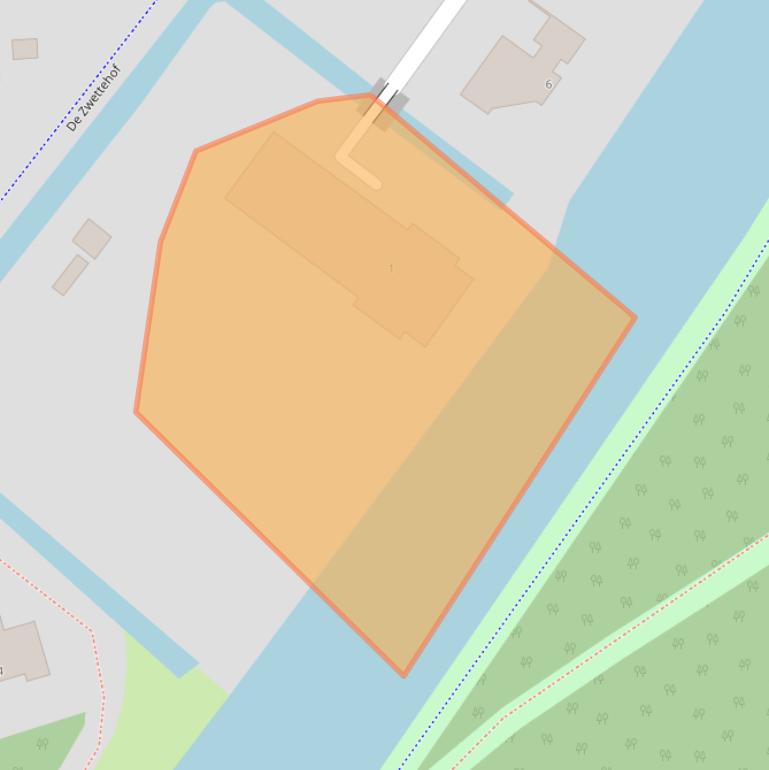 Kaart van postcodegebied 8603EN.