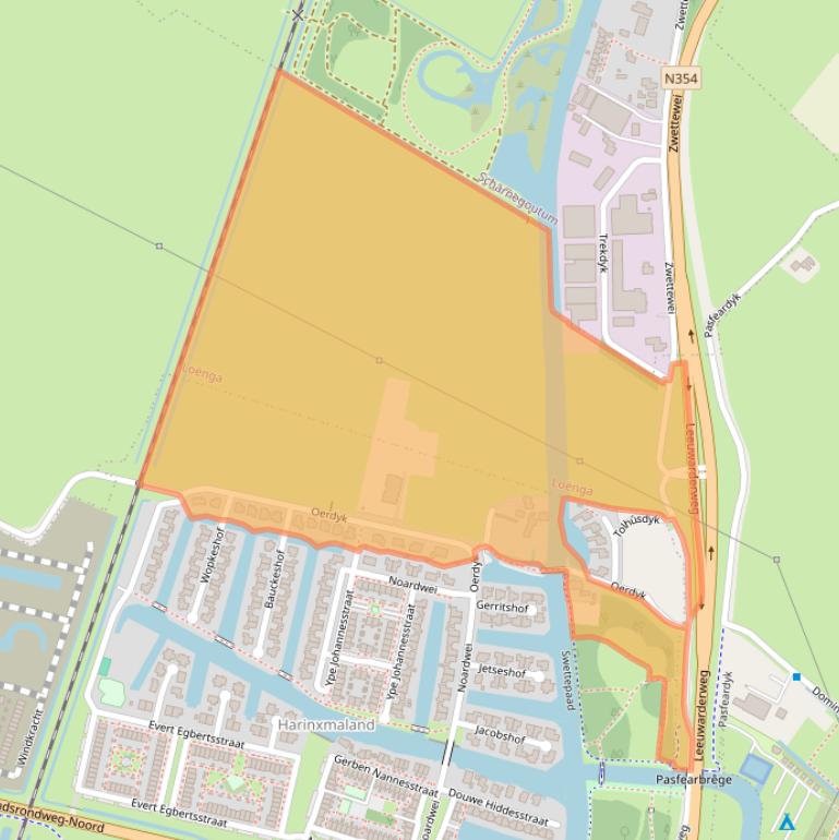 Kaart van postcodegebied 8603ES.
