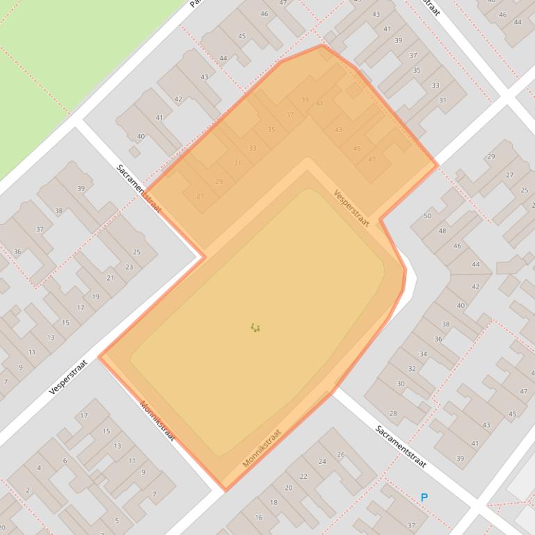 Kaart van postcodegebied 8603VX.