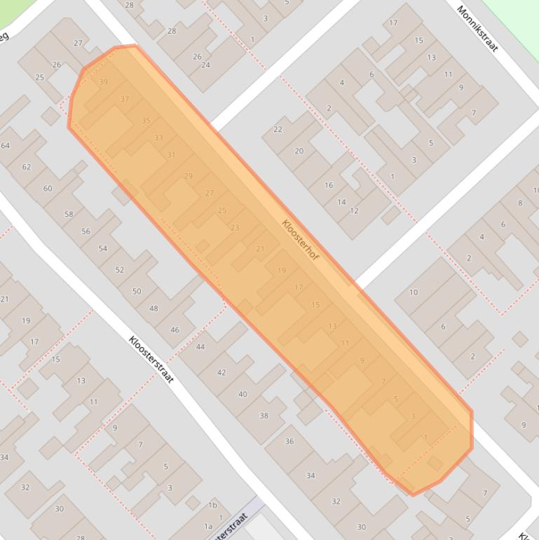 Kaart van postcodegebied 8603XD.