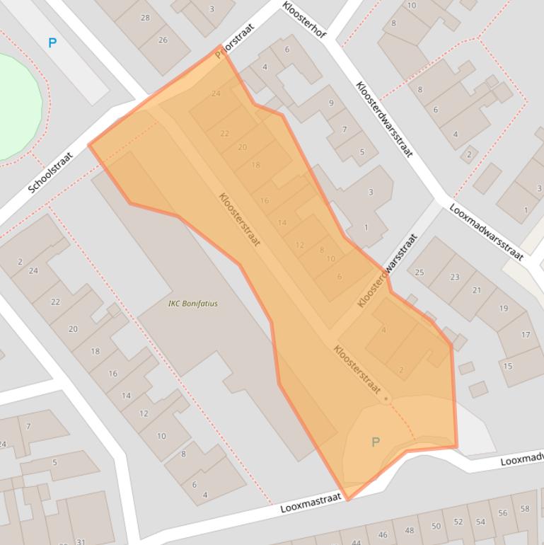 Kaart van postcodegebied 8603XH.